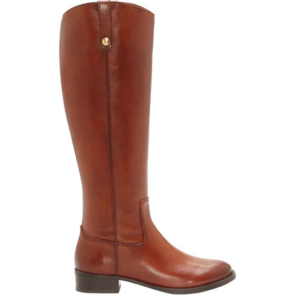 INC International Concepts Shoes - INC International Concepts Fawne Cognac Leather Riding Boots